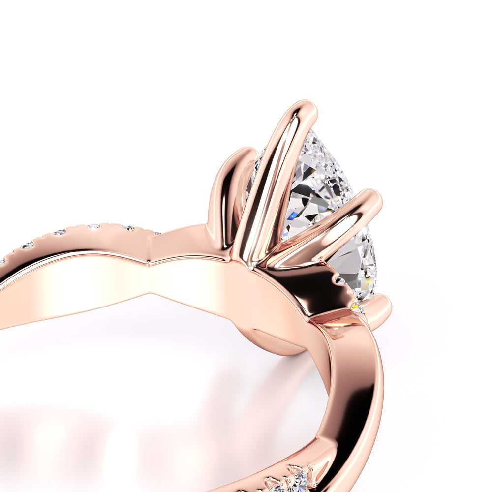 Tansy Lab Grown Diamond Ring | Rose Gold | 2