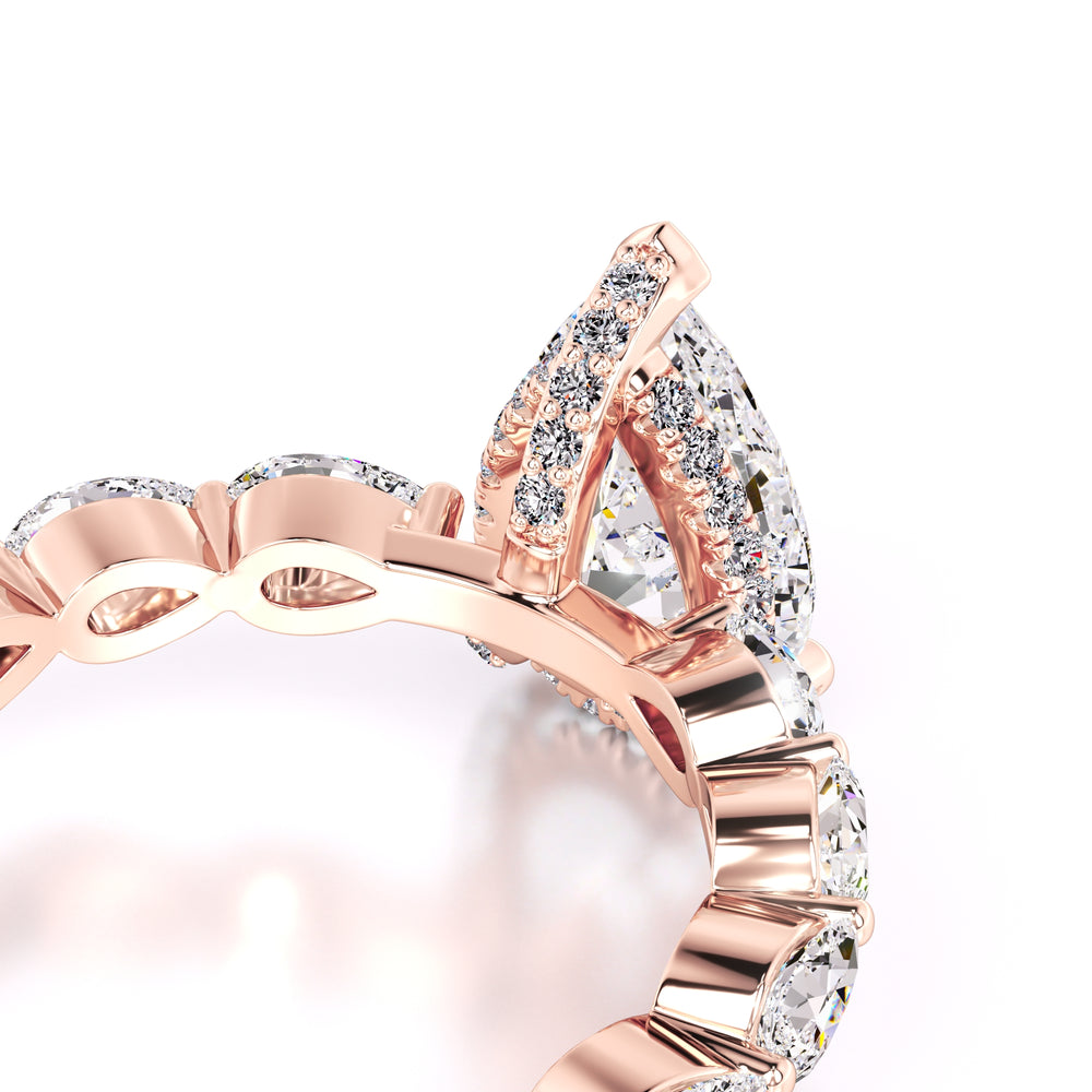 Bella Lab Grown Diamond Ring | Rose Gold | 2