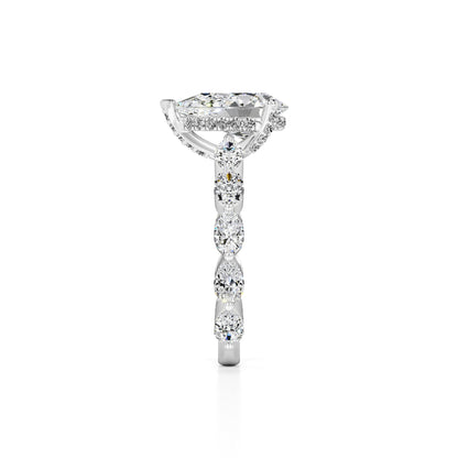 Bella Lab Grown Diamond Ring | White Gold | 4