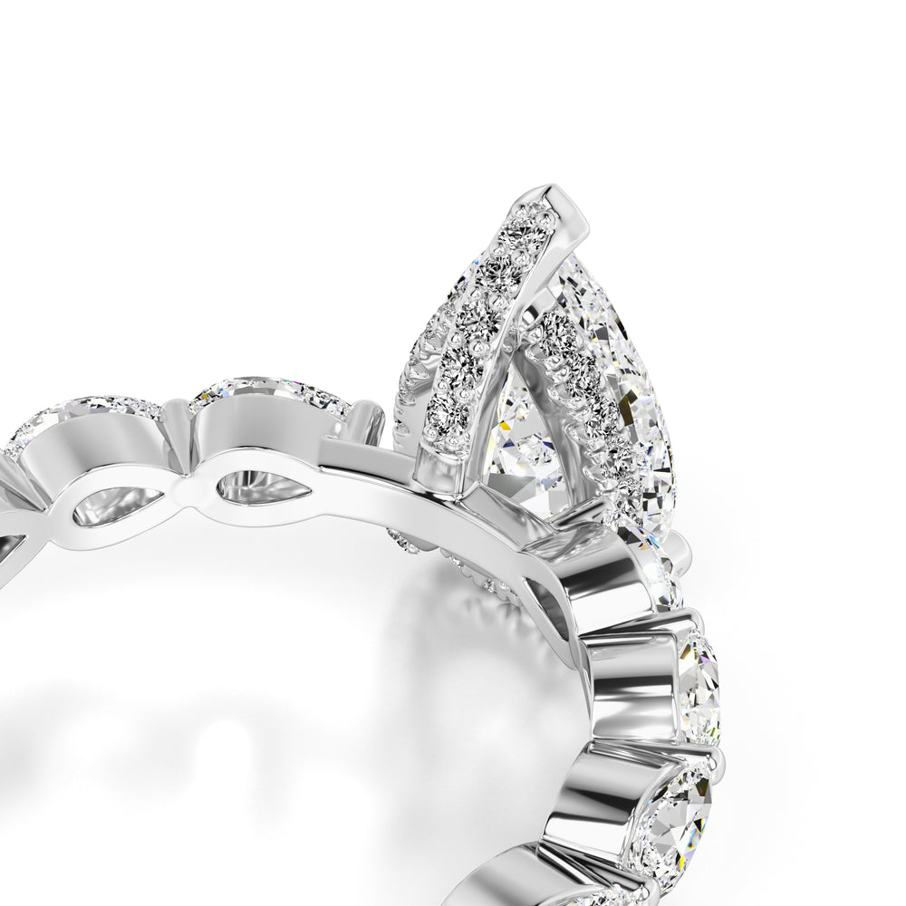 Bella Lab Grown Diamond Ring | White Gold | 2