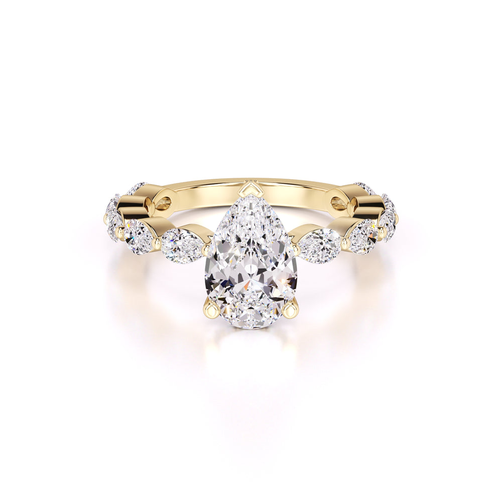 Bella Lab Grown Diamond Ring | Yellow Gold | 1