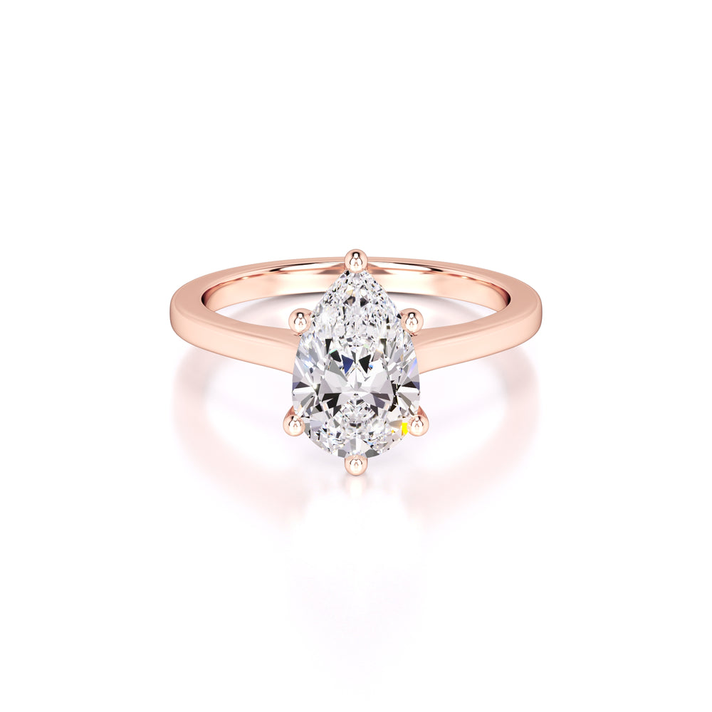 Cardi Lab Grown Diamond Ring | Rose Gold | 1