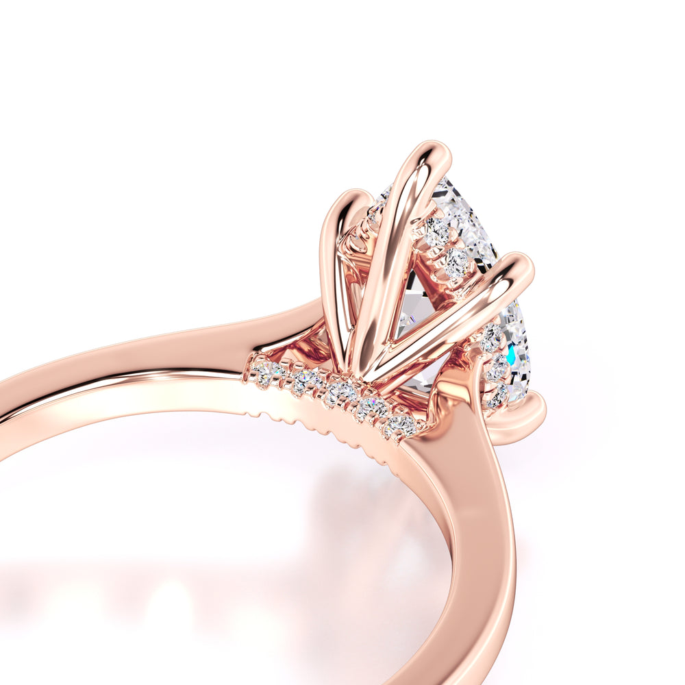Cardi Lab Grown Diamond Ring | Rose Gold | 2