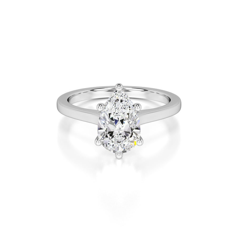 Cardi Lab Grown Diamond Ring | White Gold | 1