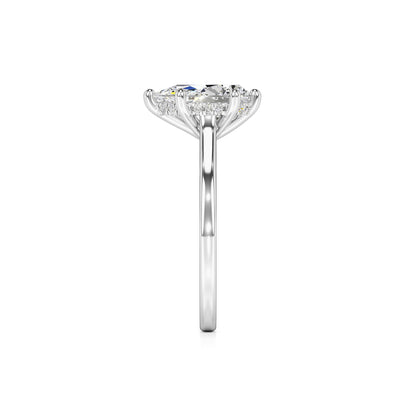Cardi Lab Grown Diamond Ring | White Gold | 4