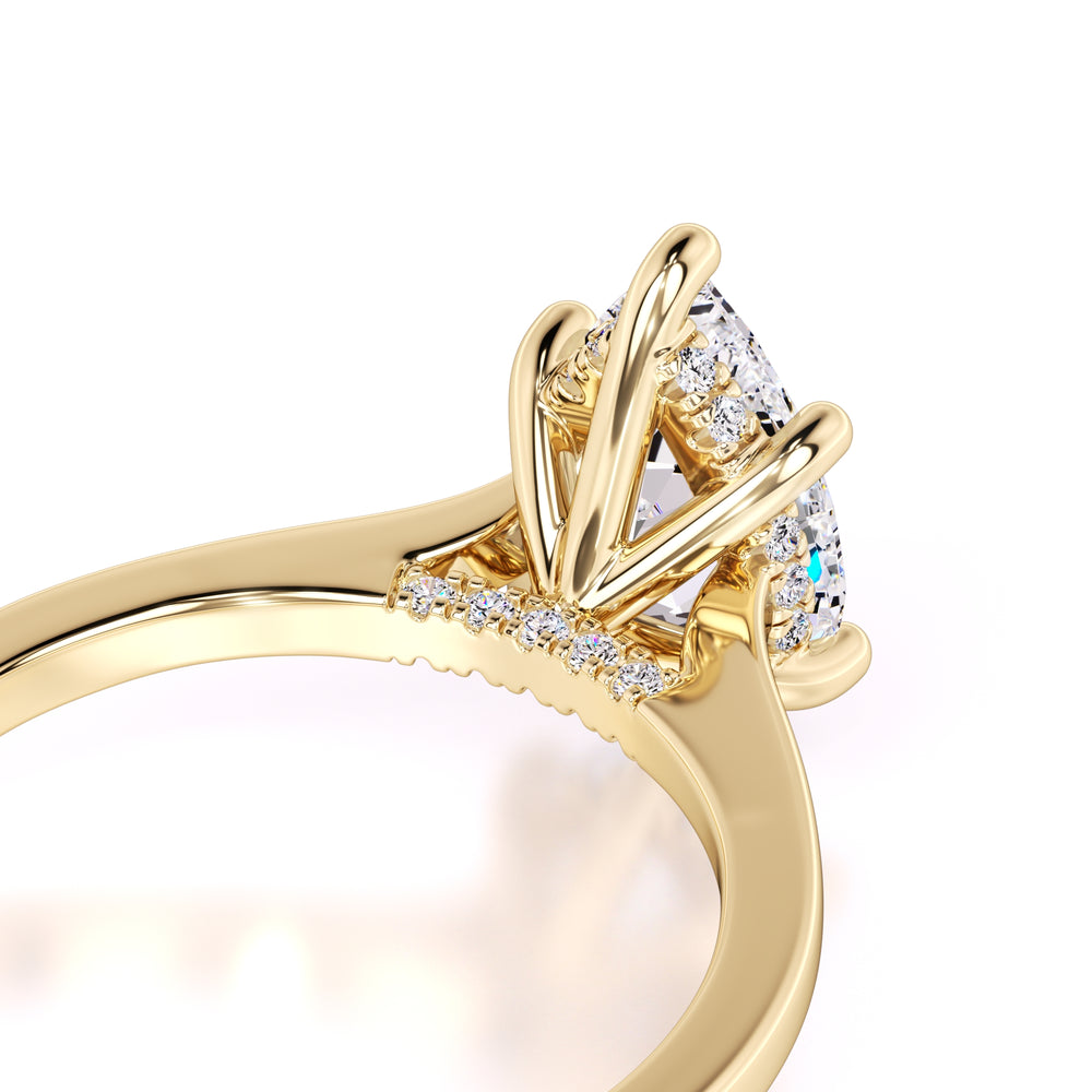 Cardi Lab Grown Diamond Ring | Yellow Gold | 2