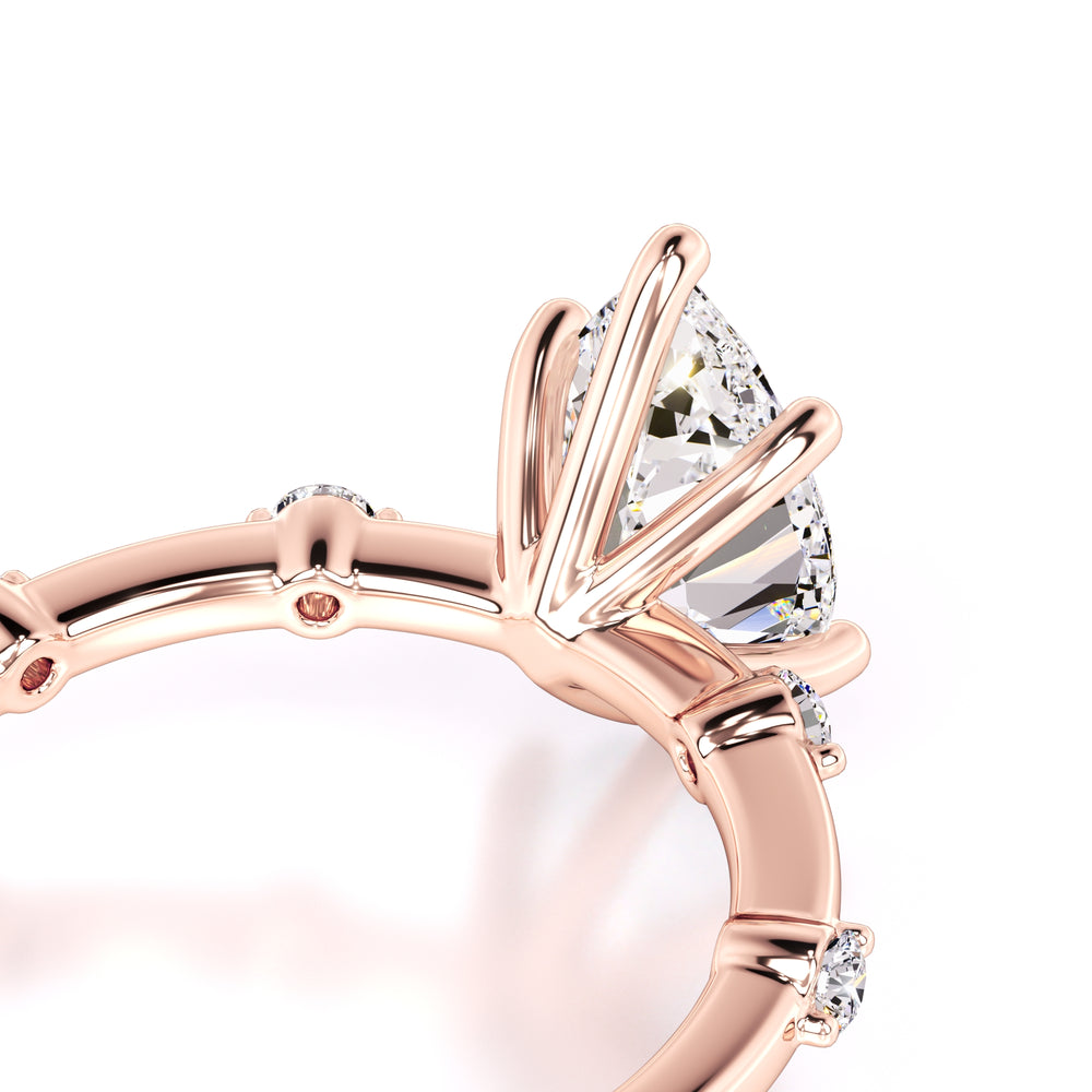 Paloma Lab Grown Diamond Ring | Rose Gold | 2