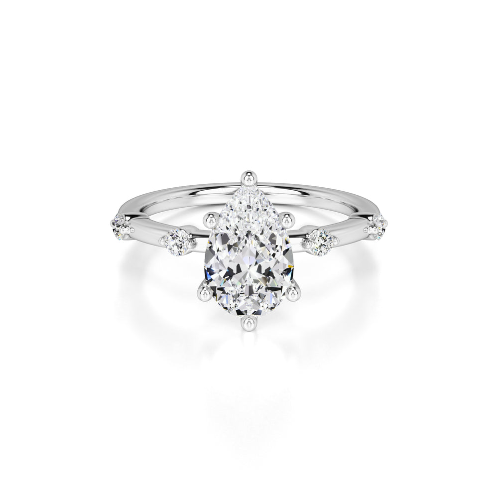 Paloma Lab Grown Diamond Ring | White Gold | 1