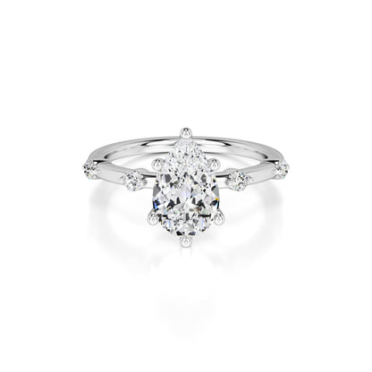 Paloma Lab Grown Diamond Ring | White Gold | 1