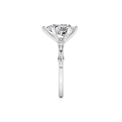 Paloma Lab Grown Diamond Ring | White Gold | 4