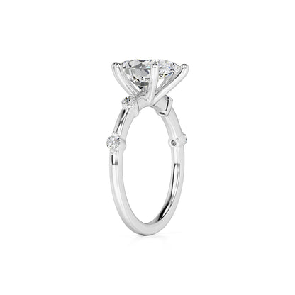 Paloma Lab Grown Diamond Ring | White Gold | 3
