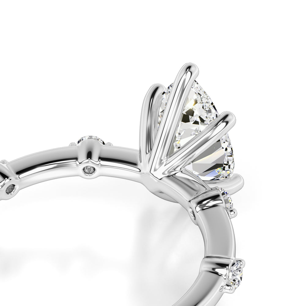 Paloma Lab Grown Diamond Ring | White Gold | 2