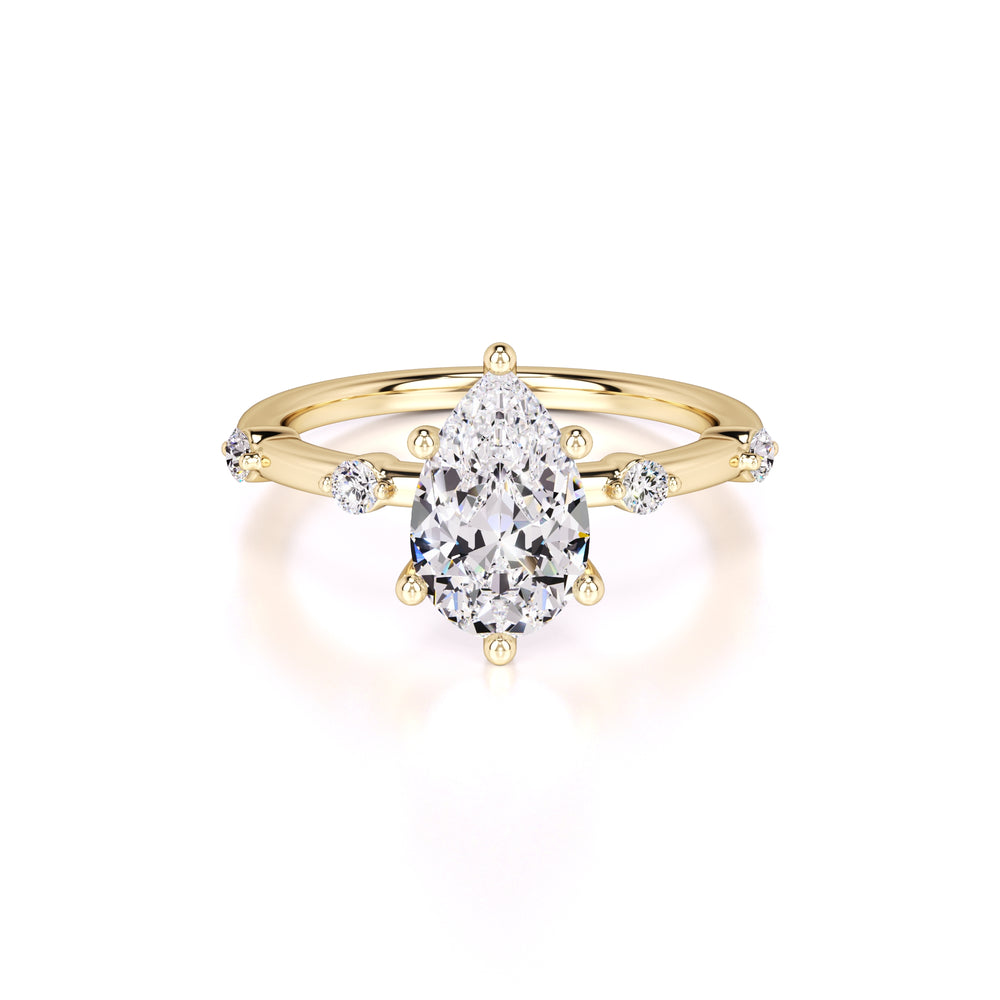 Paloma Lab Grown Diamond Ring | Yellow Gold | 1