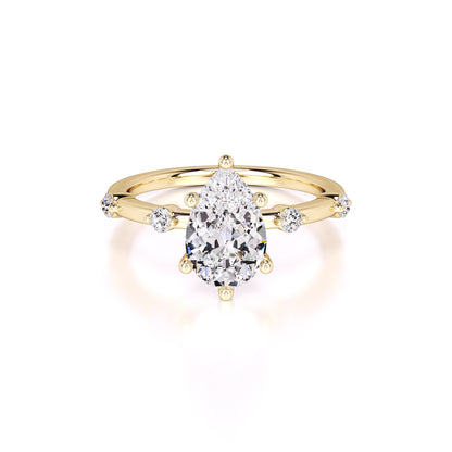 Paloma Lab Grown Diamond Ring | Yellow Gold | 1