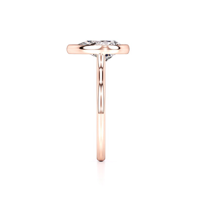 Hailey Lab Grown Diamond Ring | Rose Gold | 4