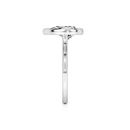 Hailey Lab Grown Diamond Ring | White Gold | 4