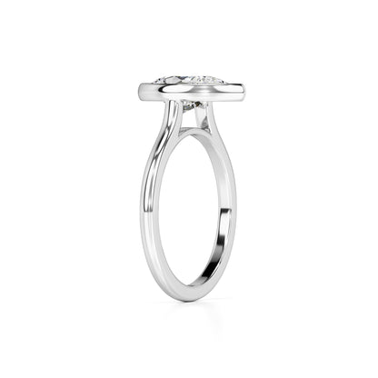 Hailey Lab Grown Diamond Ring | White Gold | 3