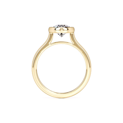Hailey Moissanite Ring | Yellow Gold | 4