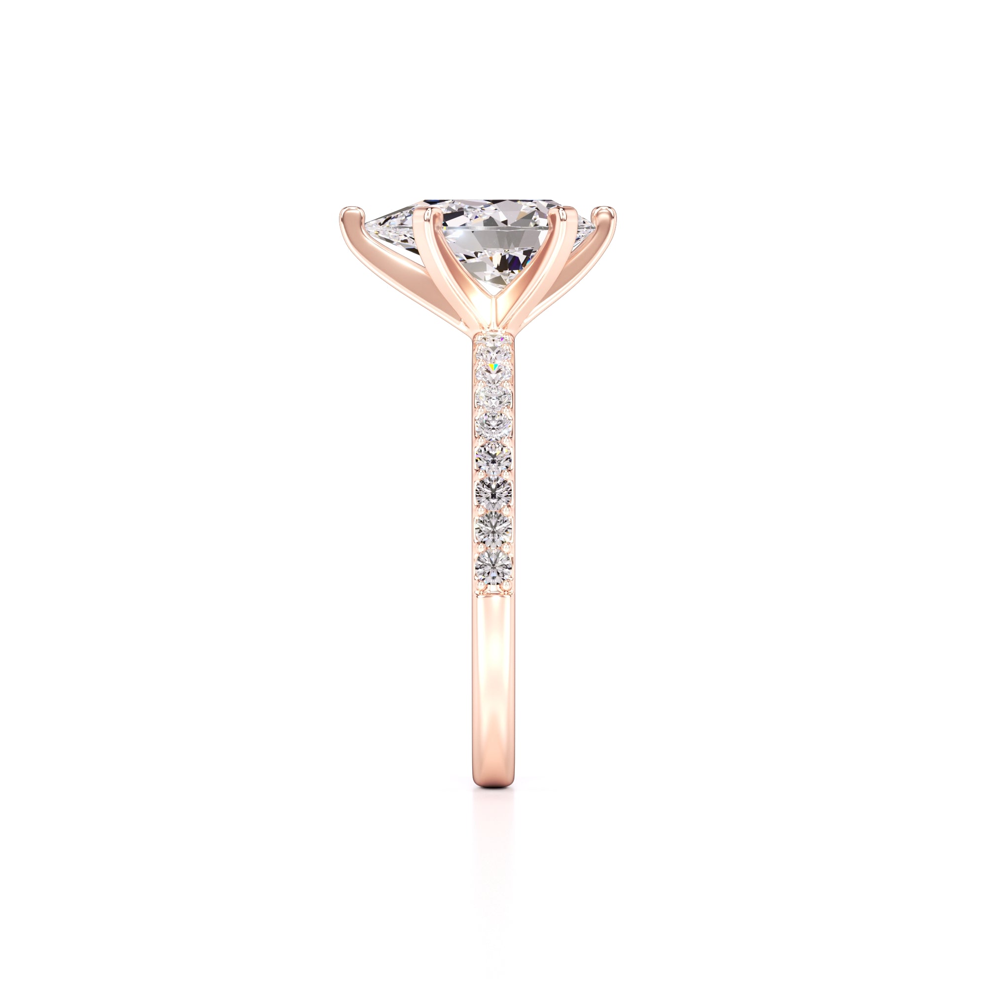 Selena Lab Grown Diamond Ring | Rose Gold | 4