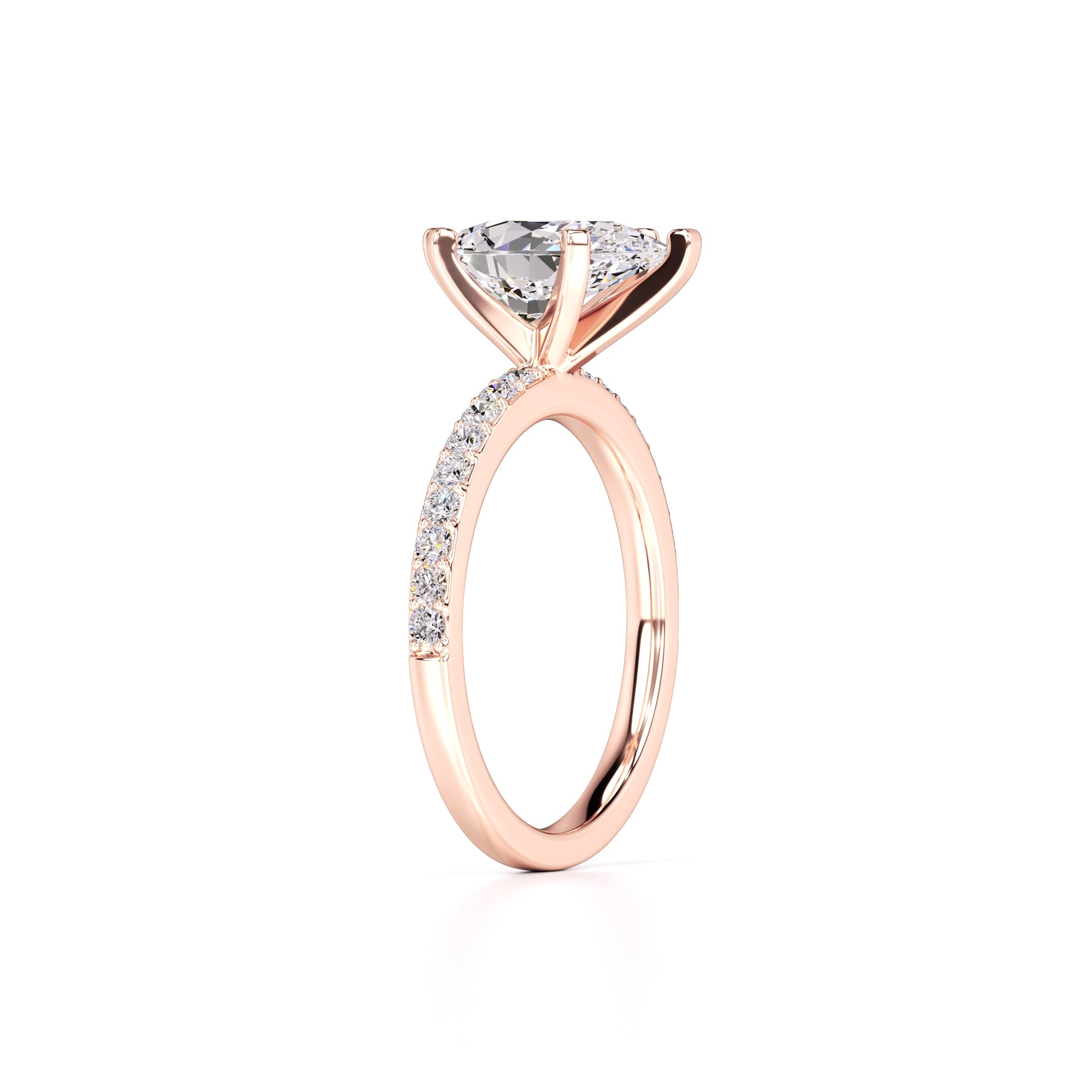 Selena Lab Grown Diamond Ring | Rose Gold | 3