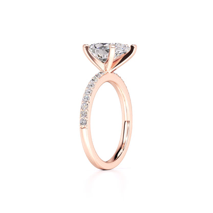 Selena Lab Grown Diamond Ring | Rose Gold | 3