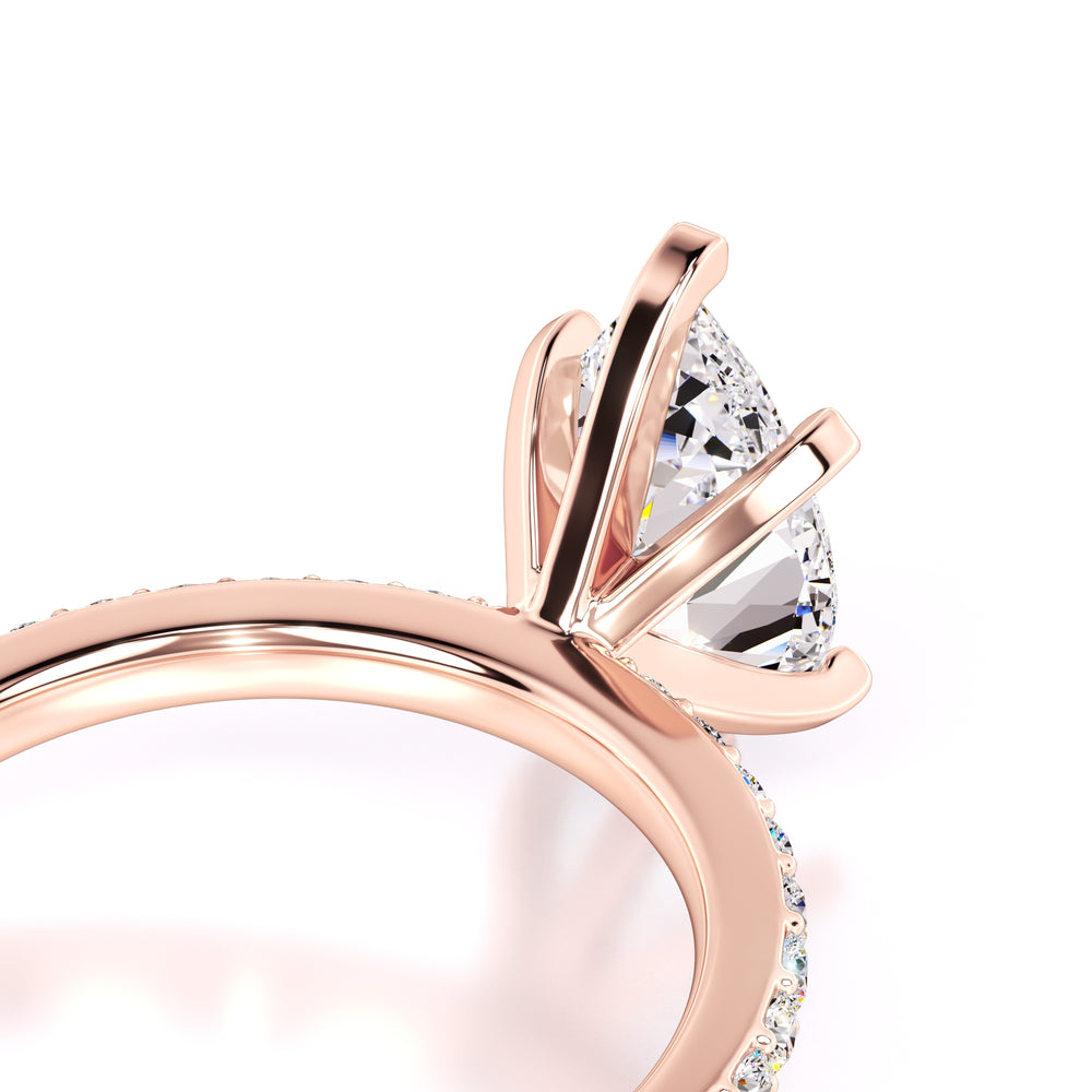 Selena Lab Grown Diamond Ring | Rose Gold | 2