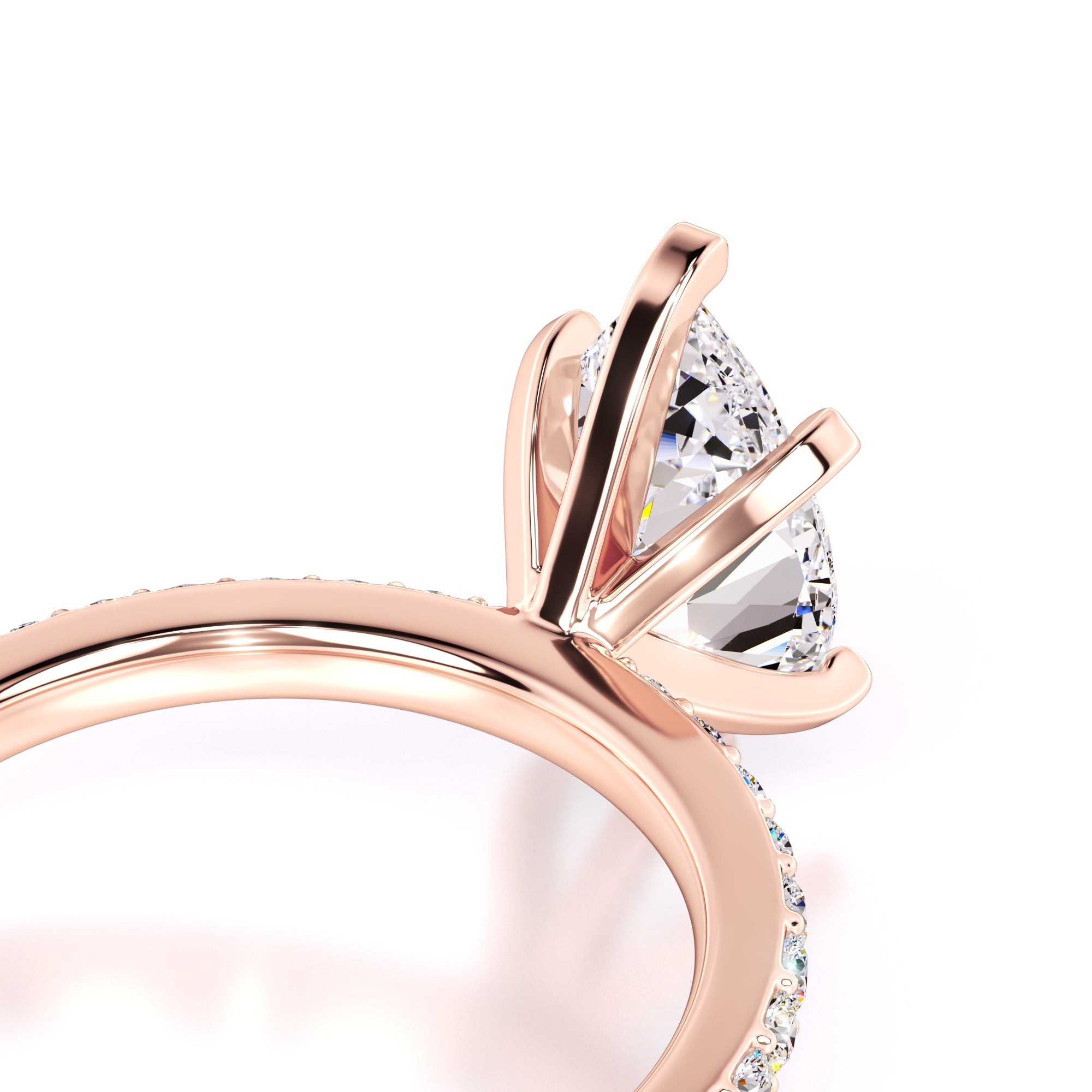 Selena Lab Grown Diamond Ring | Rose Gold | 2