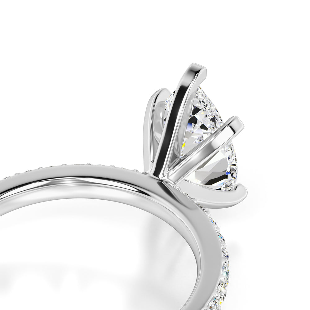 Selena Lab Grown Diamond Ring | White Gold | 2