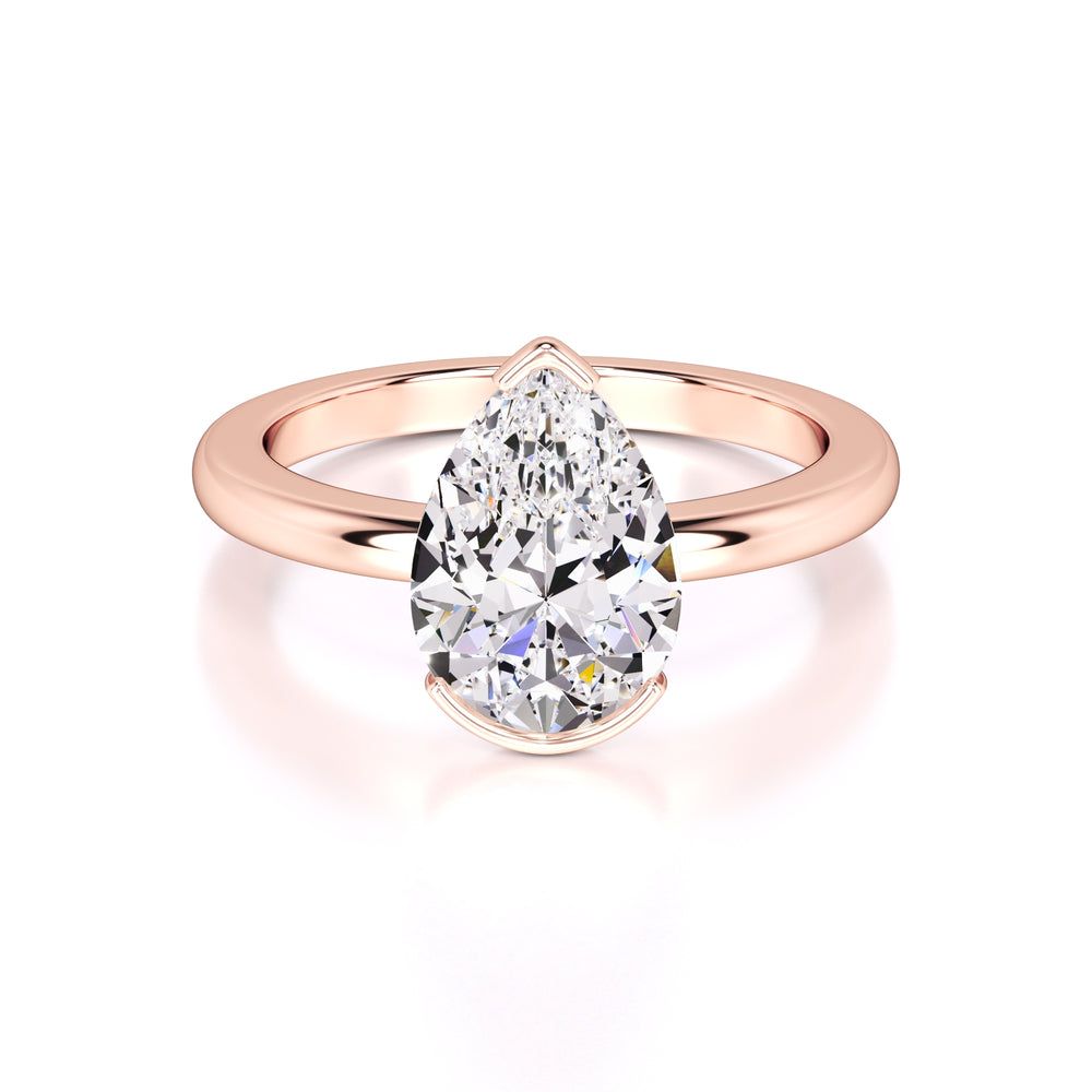 Jada Lab Grown Diamond Ring | Rose Gold | 1