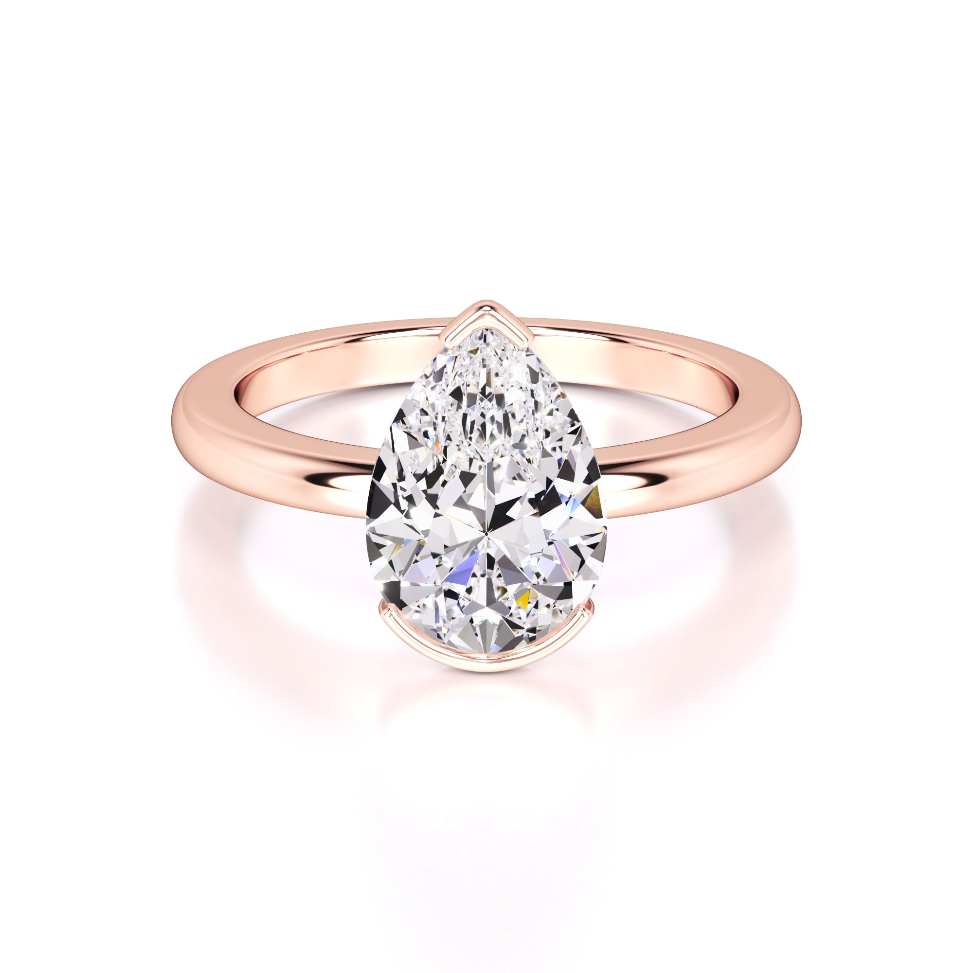 Jada Lab Grown Diamond Ring | Rose Gold | 1