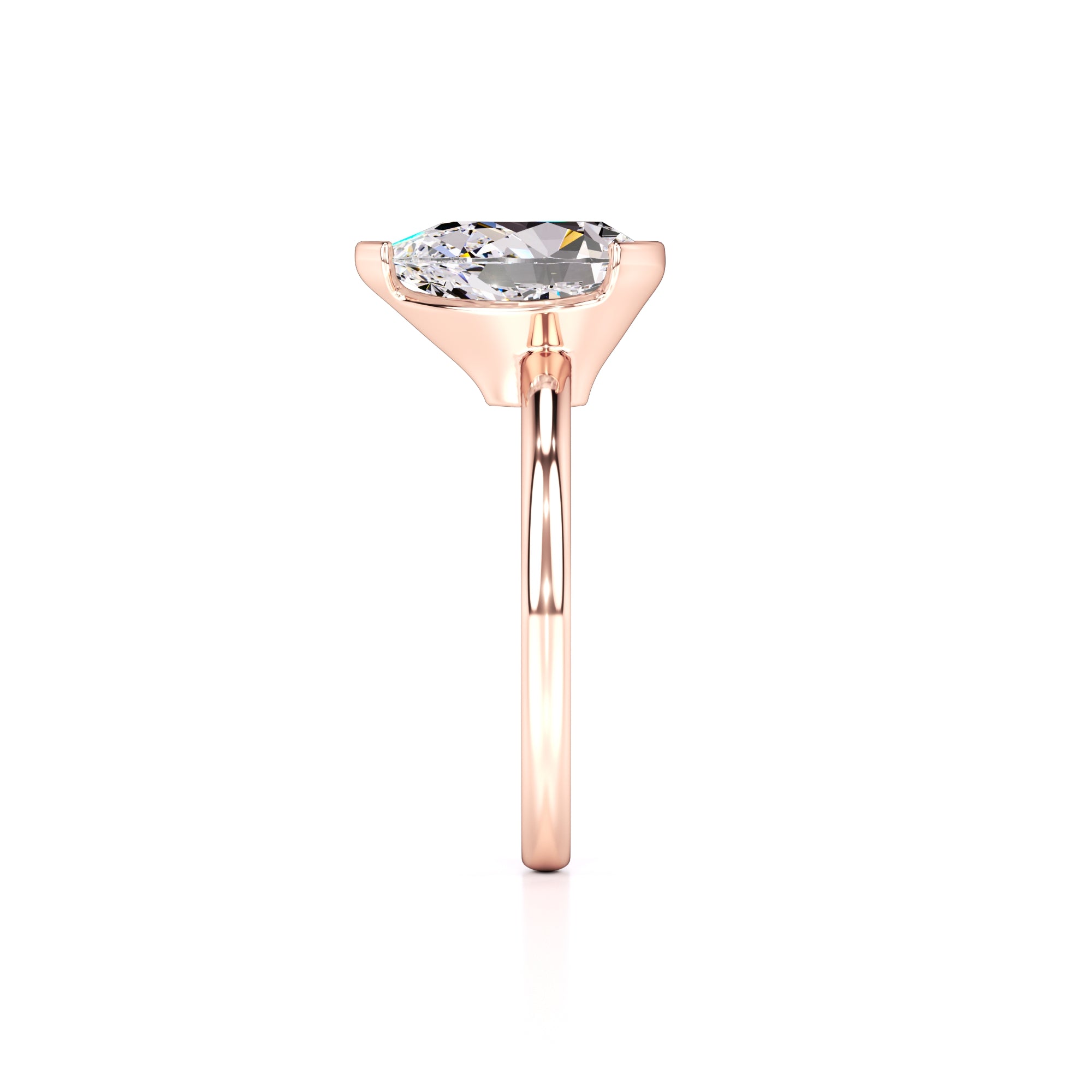Jada Lab Grown Diamond Ring | Rose Gold | 4