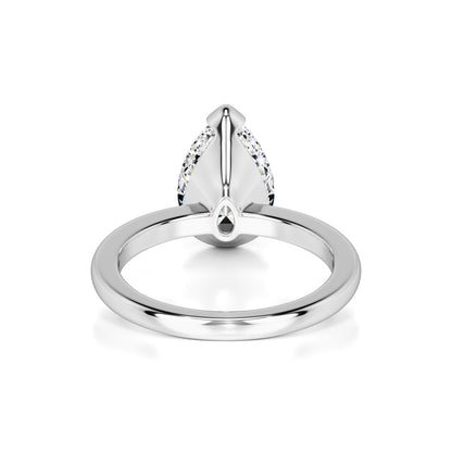 Jada Moissanite Ring | White Gold | 3