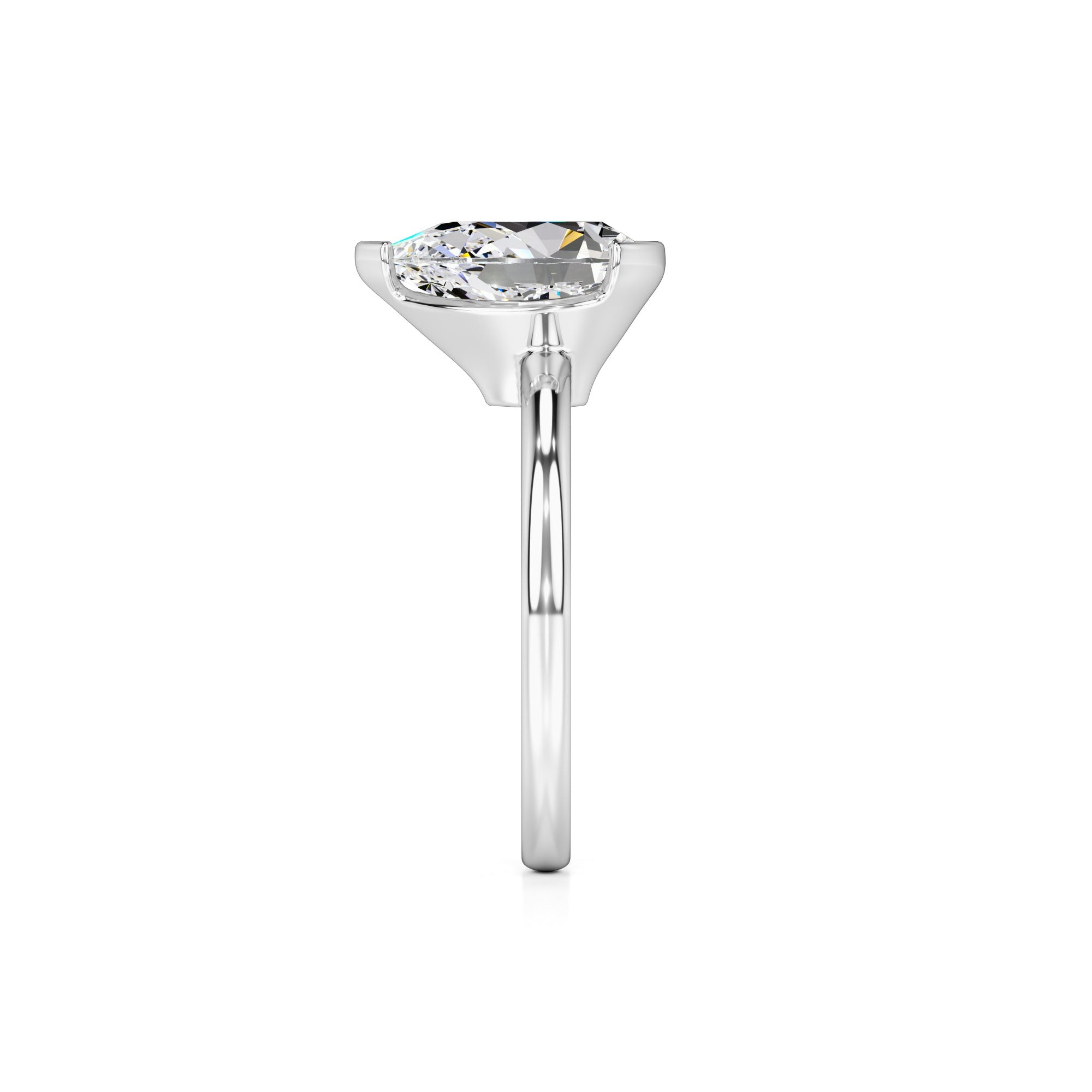Jada Lab Grown Diamond Ring | White Gold | 4