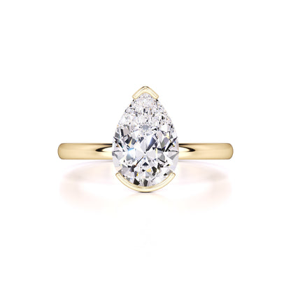 Jada Moissanite Ring | Yellow Gold | 1