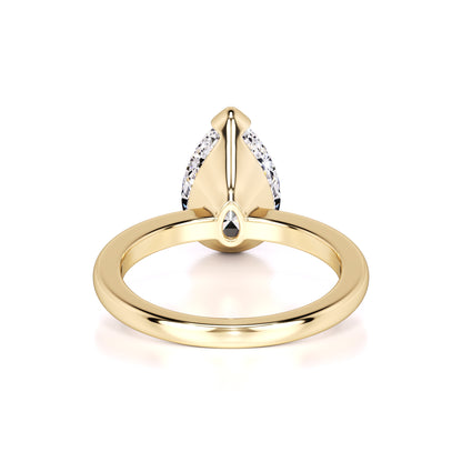 Jada Moissanite Ring | Yellow Gold | 3