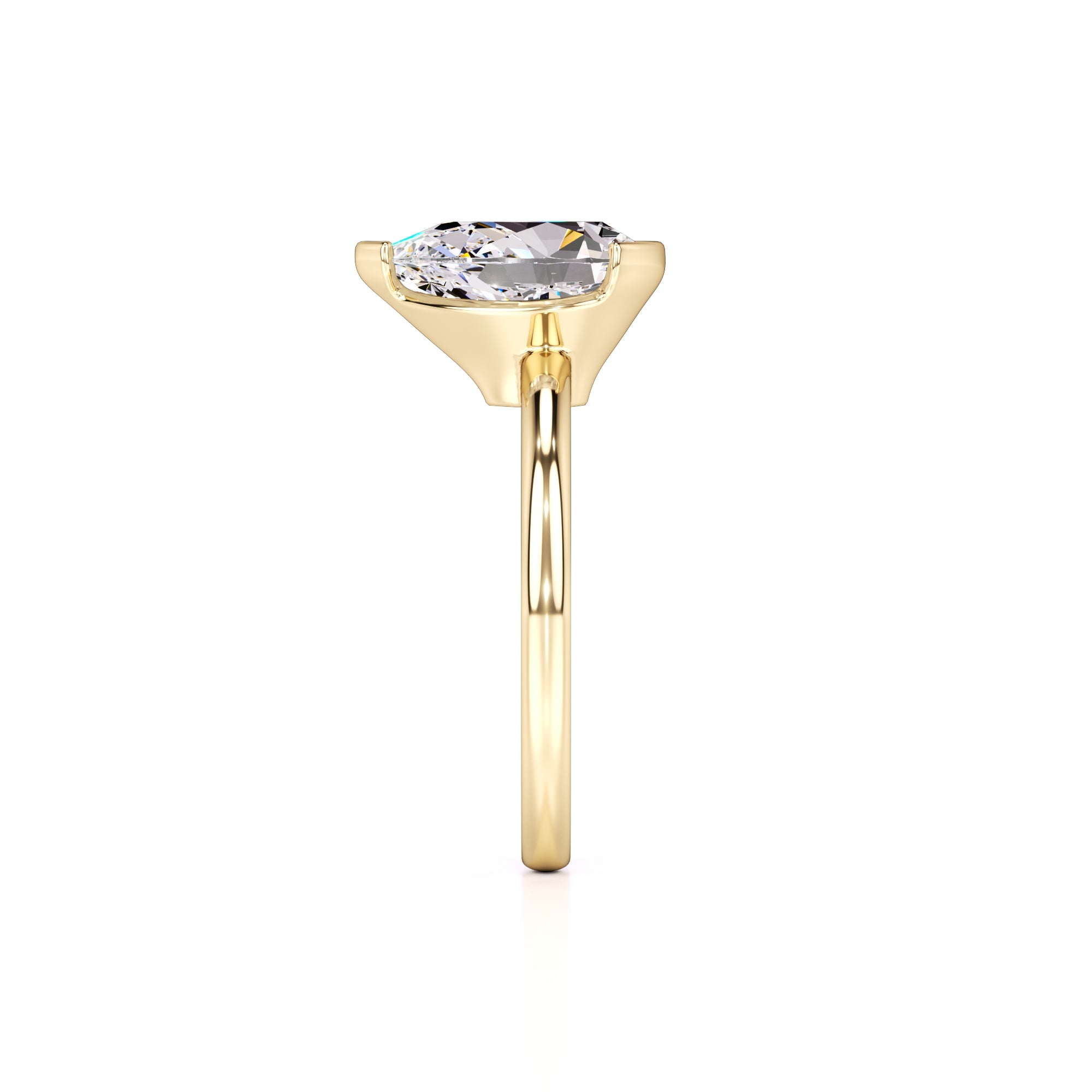 Jada Lab Grown Diamond Ring | Yellow Gold | 4
