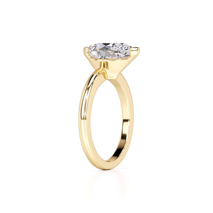 Jada Lab Grown Diamond Ring | Yellow Gold | 3