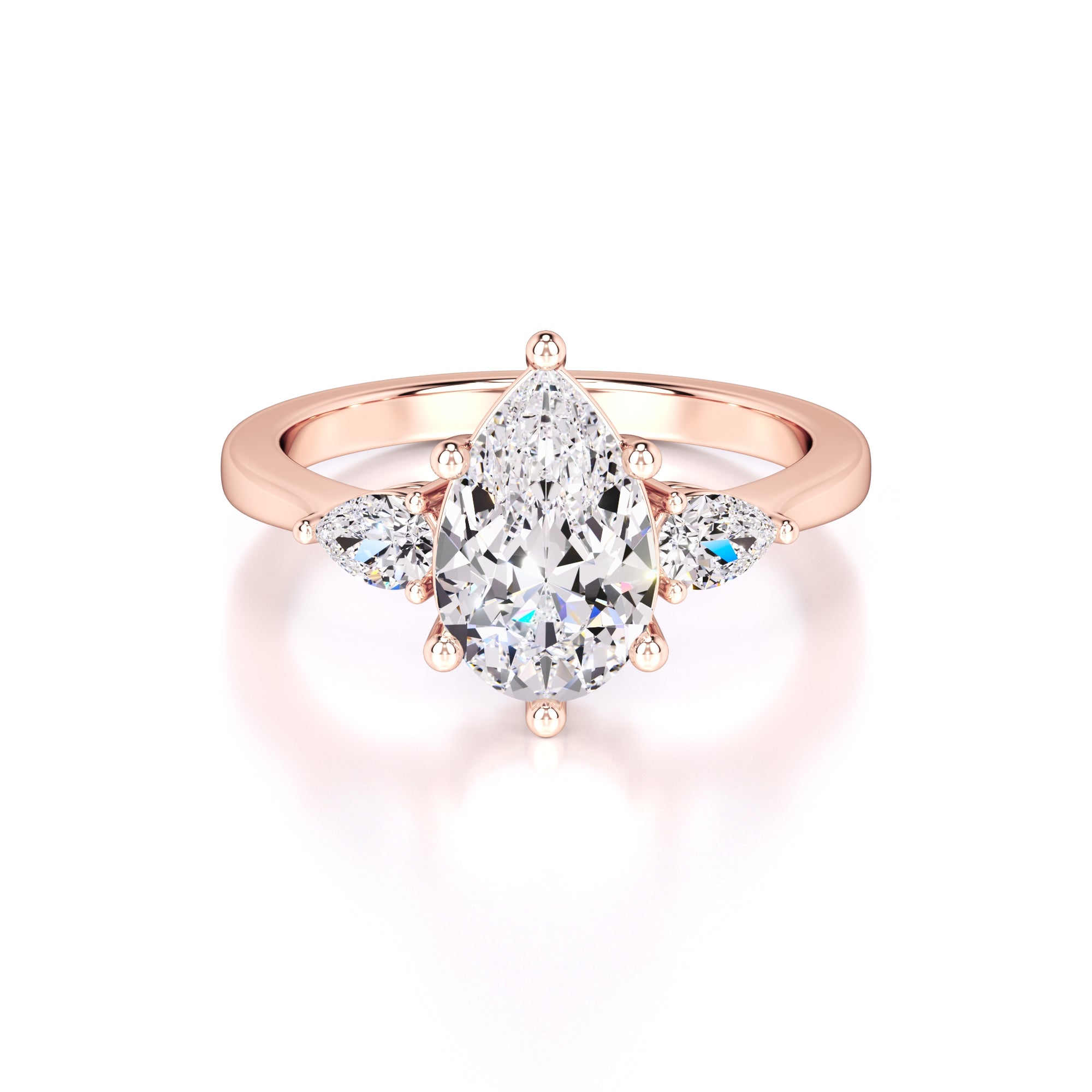 Ophelia Lab Grown Diamond Ring | Rose Gold | 1