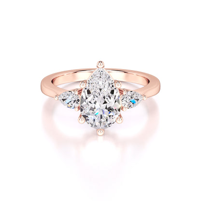 Ophelia Lab Grown Diamond Ring | Rose Gold | 1