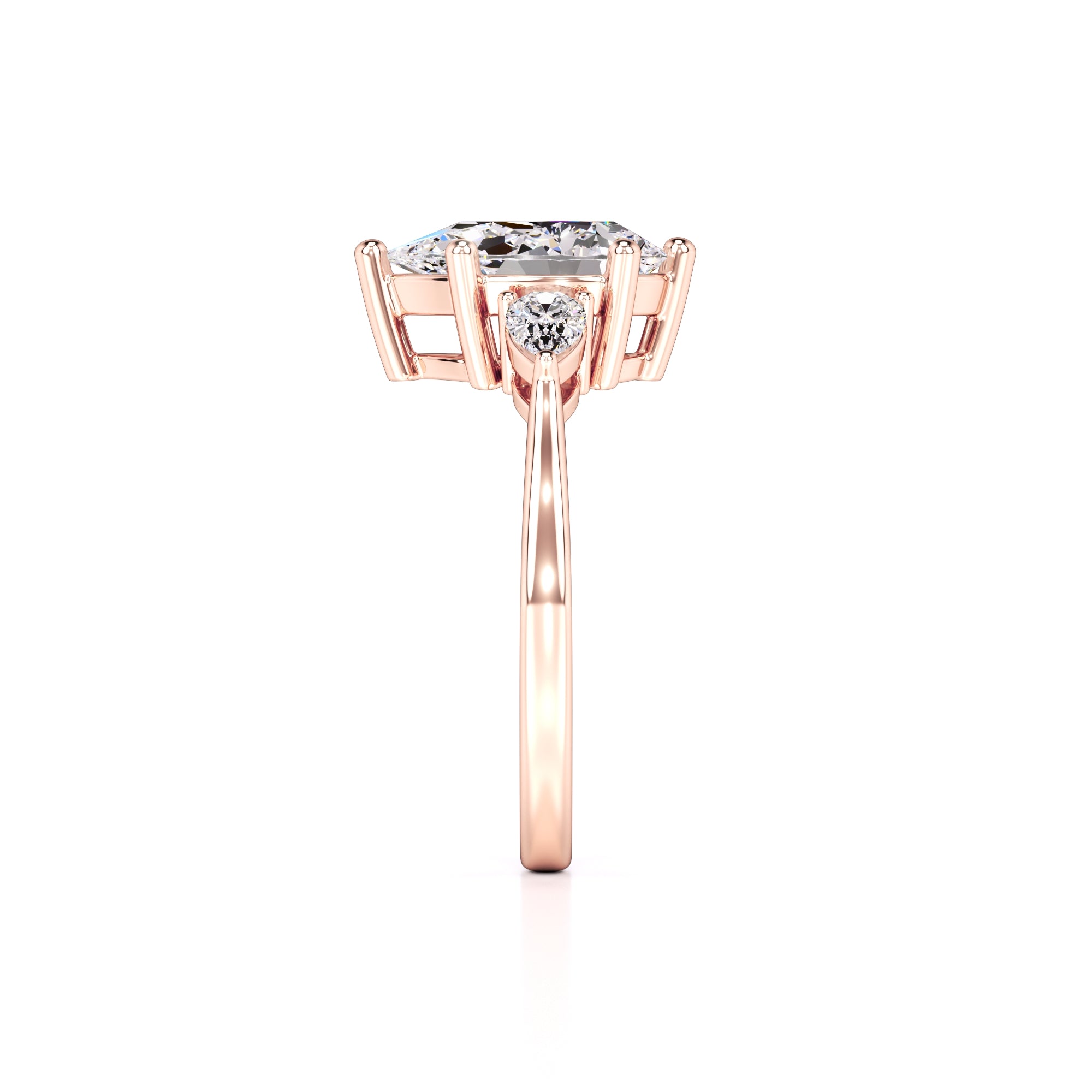 Ophelia Lab Grown Diamond Ring | Rose Gold | 4