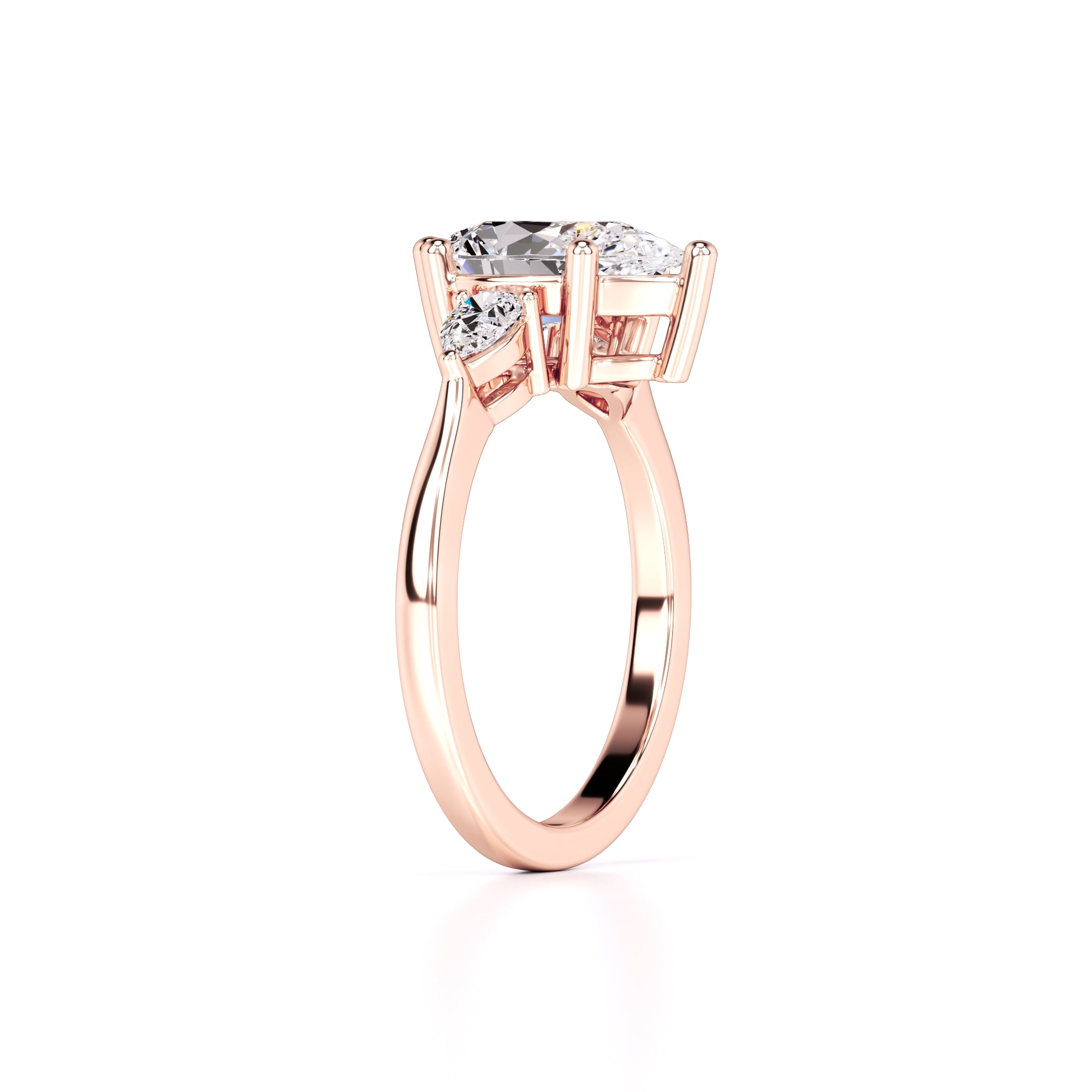 Ophelia Lab Grown Diamond Ring | Rose Gold | 3