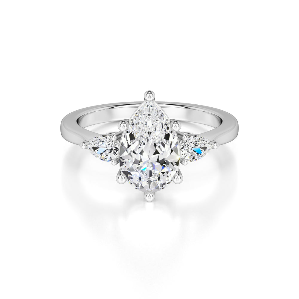 Ophelia Lab Grown Diamond Ring | White Gold | 1