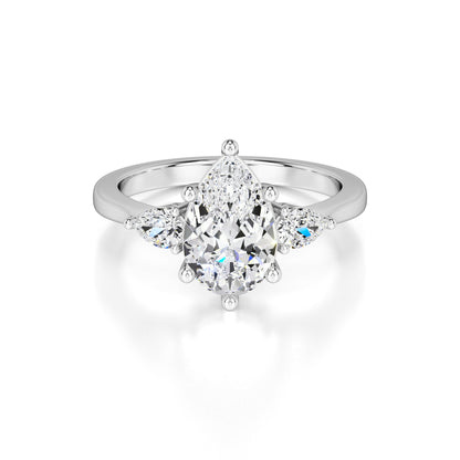 Ophelia Lab Grown Diamond Ring | White Gold | 1