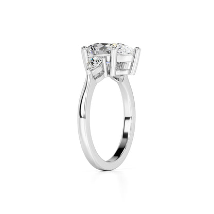 Ophelia Lab Grown Diamond Ring | White Gold | 3