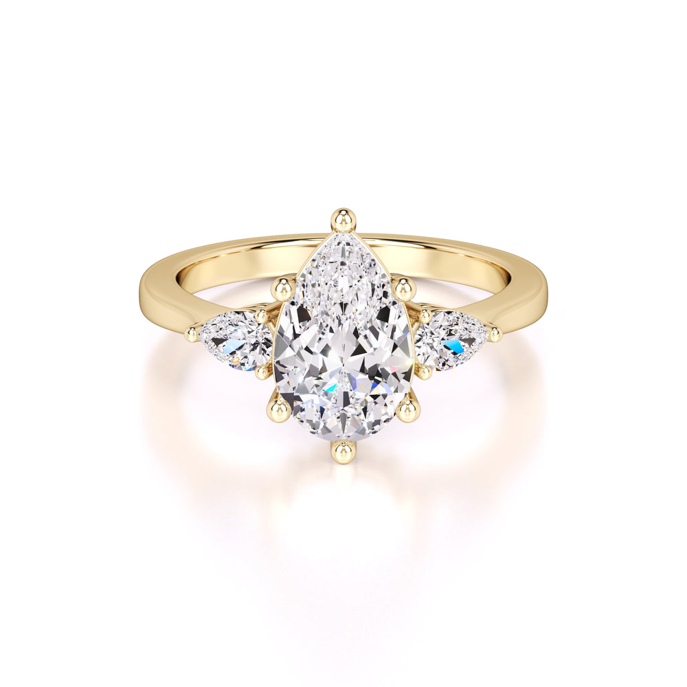 Ophelia Lab Grown Diamond Ring | Yellow Gold | 1