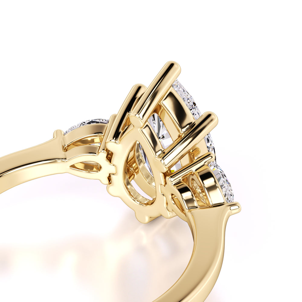 Ophelia Lab Grown Diamond Ring | Yellow Gold | 2