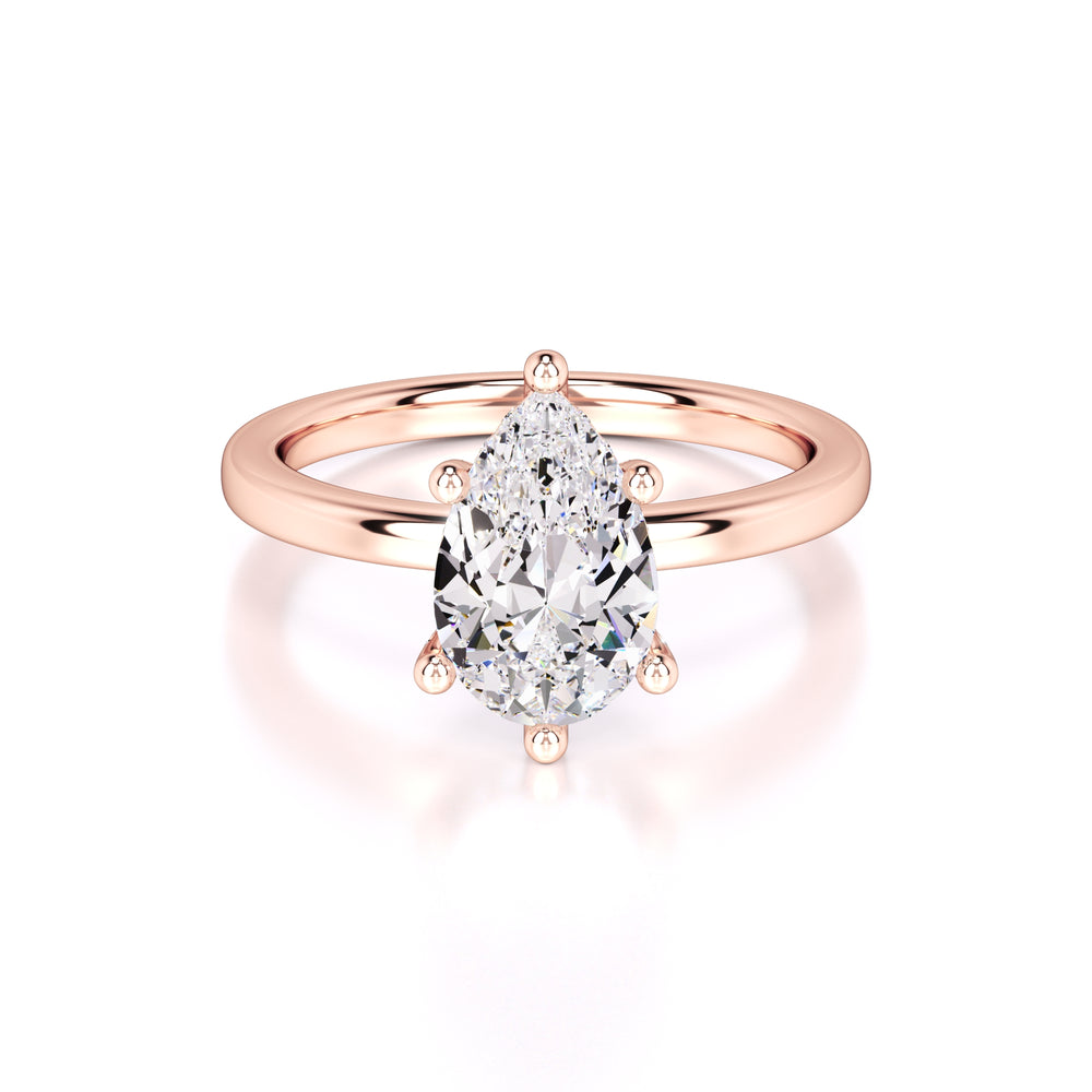 Jocelyn Lab Grown Diamond Ring | Rose Gold | 1