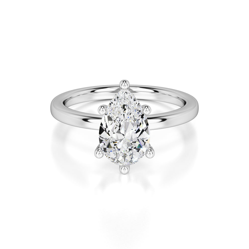 Jocelyn Lab Grown Diamond Ring | White Gold | 1
