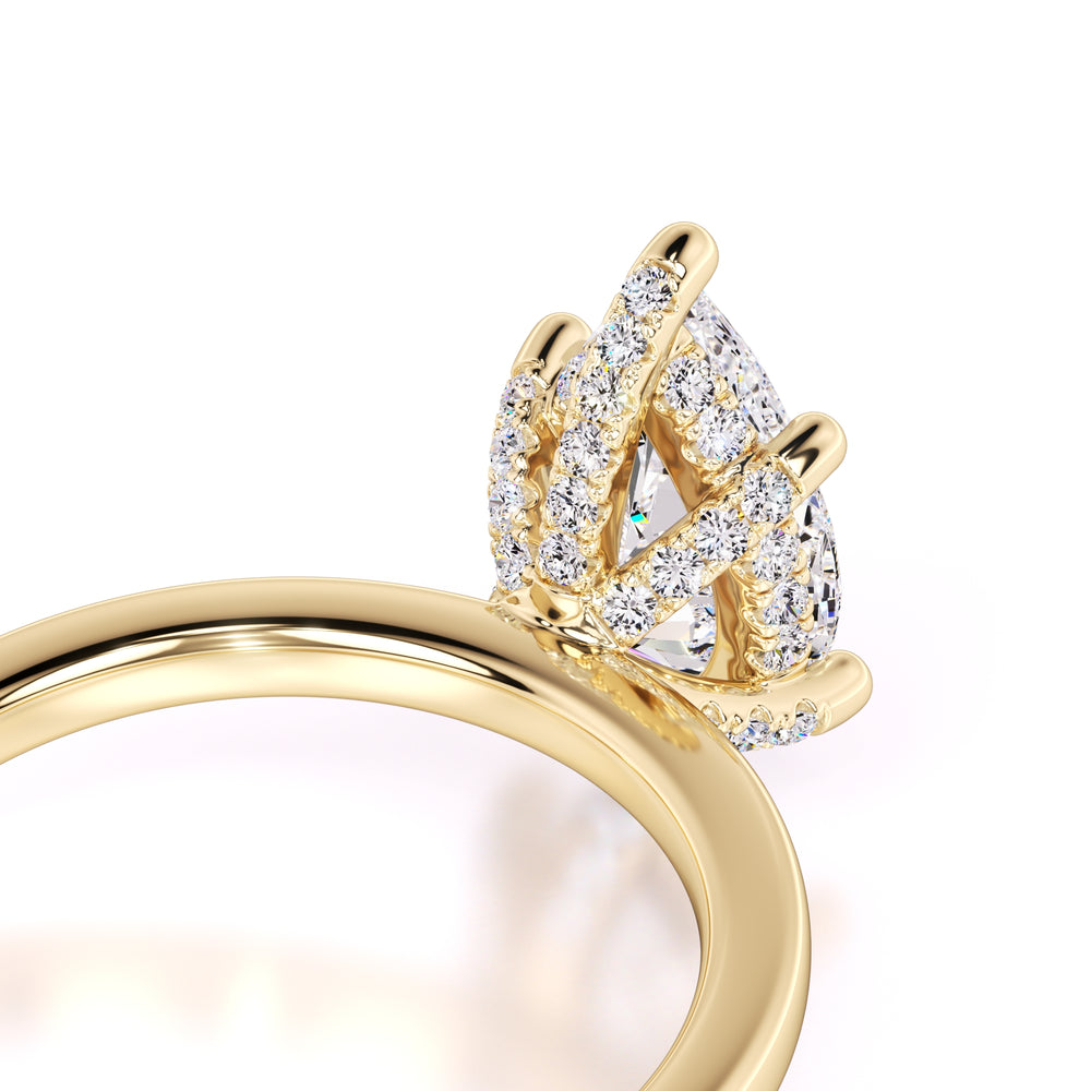 Jocelyn Lab Grown Diamond Ring | Yellow Gold | 2