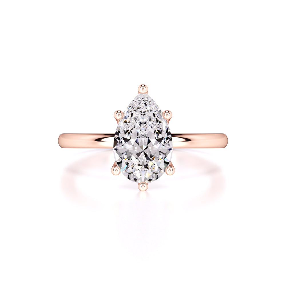 Kinsley Moissanite Ring | Rose Gold | 1
